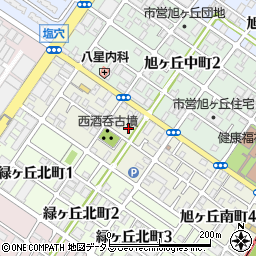 大阪府堺市堺区旭ヶ丘南町2丁周辺の地図