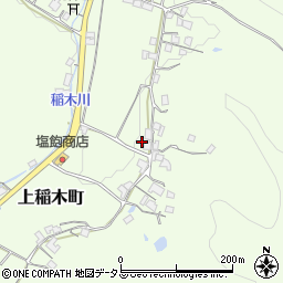 岡山県井原市上稲木町421周辺の地図