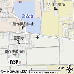 奈良県磯城郡田原本町保津115周辺の地図