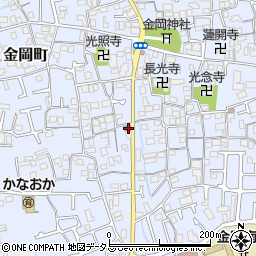 堺金田郵便局周辺の地図