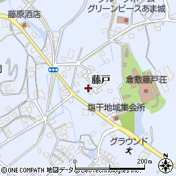 岡山県倉敷市藤戸町藤戸1390周辺の地図