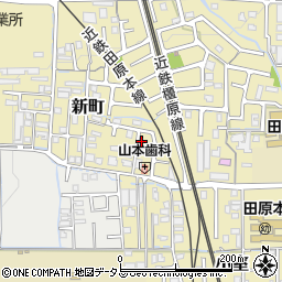 奈良県磯城郡田原本町新町208-1周辺の地図