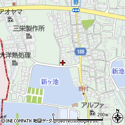大阪府羽曳野市野104周辺の地図