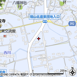 広島県福山市駅家町法成寺周辺の地図