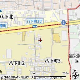 大阪府堺市東区八下町3丁5周辺の地図