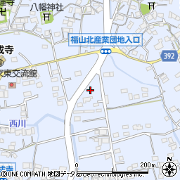 広島県福山市駅家町（法成寺）周辺の地図