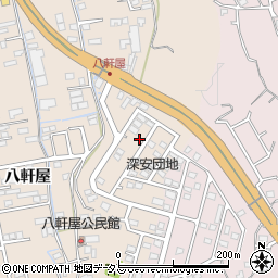 広島県福山市加茂町八軒屋268周辺の地図