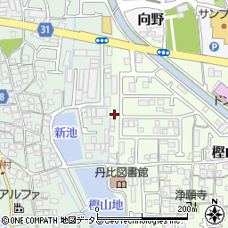 大阪府羽曳野市樫山318周辺の地図