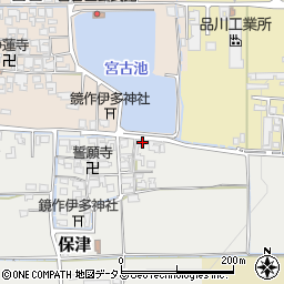 奈良県磯城郡田原本町保津118周辺の地図