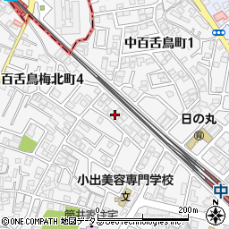 大阪府堺市北区中百舌鳥町4丁11-2周辺の地図