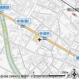 広島県府中市中須町1111周辺の地図