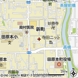 奈良県磯城郡田原本町新町39周辺の地図
