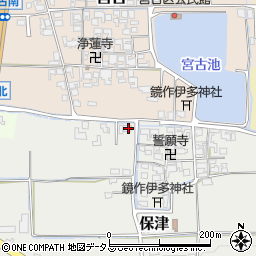 奈良県磯城郡田原本町保津163-1周辺の地図