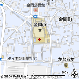 堺市立金岡小学校周辺の地図