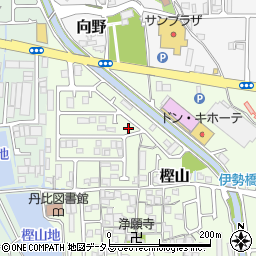 大阪府羽曳野市樫山305周辺の地図