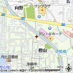 大阪府羽曳野市樫山361周辺の地図