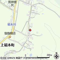 岡山県井原市上稲木町375周辺の地図
