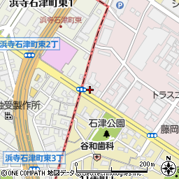 大阪府堺市堺区石津北町34周辺の地図