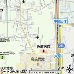 奈良県香芝市上中401-2周辺の地図