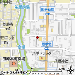 奈良県磯城郡田原本町阪手182-6周辺の地図