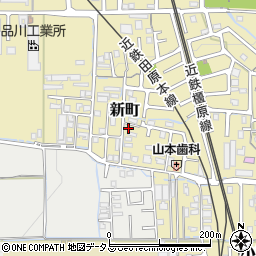 奈良県磯城郡田原本町新町81周辺の地図
