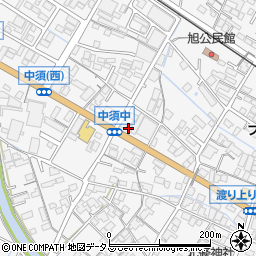 広島県府中市中須町1119周辺の地図