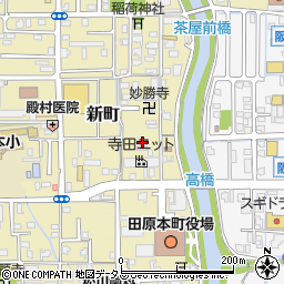 奈良県磯城郡田原本町新町385周辺の地図