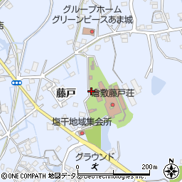 岡山県倉敷市藤戸町藤戸1384周辺の地図