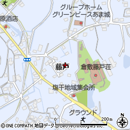 岡山県倉敷市藤戸町藤戸1396周辺の地図