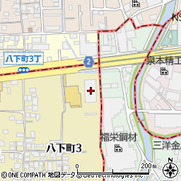 大阪府堺市東区八下町3丁50周辺の地図