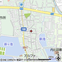 大阪府羽曳野市野665周辺の地図