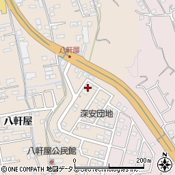 広島県福山市加茂町八軒屋263周辺の地図
