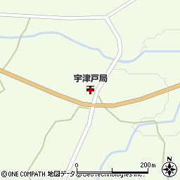宇津戸郵便局 ＡＴＭ周辺の地図