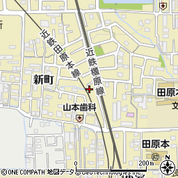 奈良県磯城郡田原本町新町75-17周辺の地図