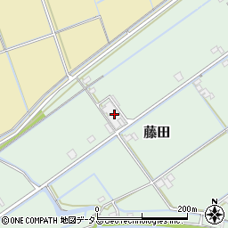 岡山県岡山市南区藤田52周辺の地図