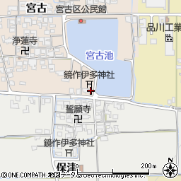 奈良県磯城郡田原本町宮古58-8周辺の地図