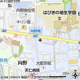 セブンイレブン羽曳野伊賀４丁目店周辺の地図