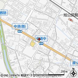広島県府中市中須町1115周辺の地図