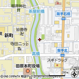 奈良県磯城郡田原本町阪手138-58周辺の地図