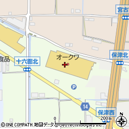 セイコー堂　スーパーセンターオークワ田原本インター店周辺の地図
