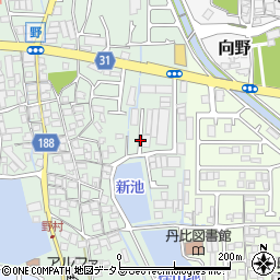 大阪府羽曳野市野周辺の地図