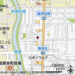 奈良県磯城郡田原本町阪手138-5周辺の地図