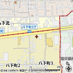大阪府堺市東区八下町3丁7周辺の地図