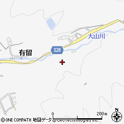 広島県広島市安佐北区白木町有留周辺の地図