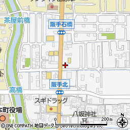 奈良県磯城郡田原本町阪手135-1周辺の地図