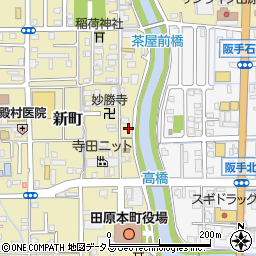 奈良県磯城郡田原本町新町303周辺の地図