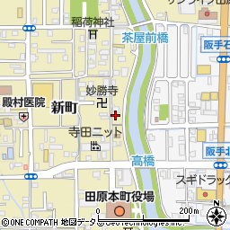 奈良県磯城郡田原本町新町304周辺の地図