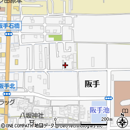 奈良県磯城郡田原本町阪手112-3周辺の地図