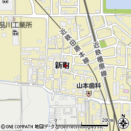奈良県磯城郡田原本町新町83周辺の地図