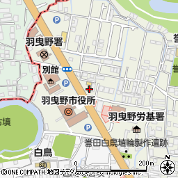 ファミリーマート羽曳野市役所前店周辺の地図